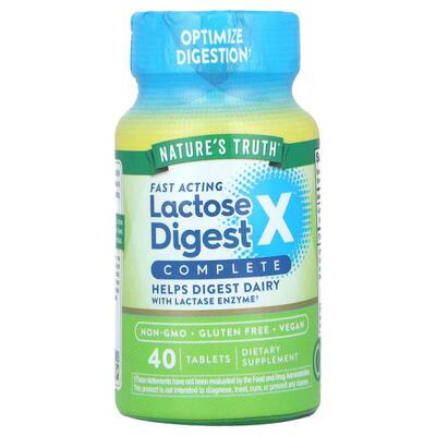 Nature's Truth,速效 Lactose Digest X™ Complete，40 片（每片