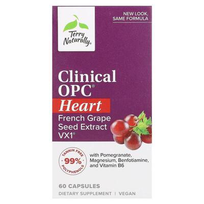 Terry Naturally,Clinical OPC，Heart，60 粒胶囊