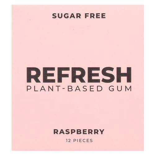 Refresh Gum,植物基胶，树莓