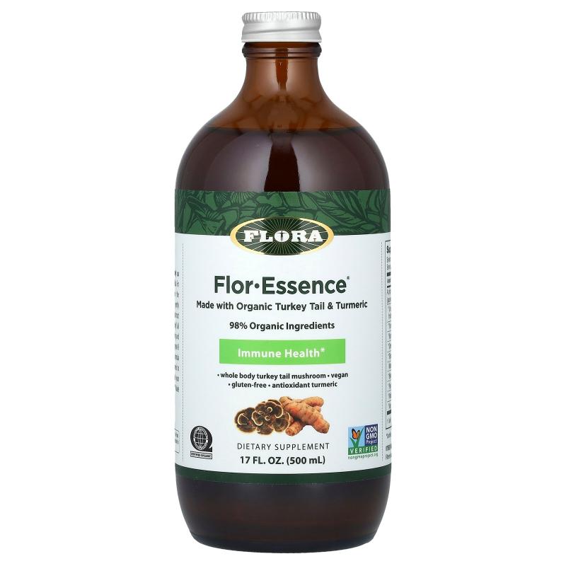 Flora,Flor-Essence 草本茶，17 液量盎司（500 毫升）