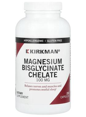 Kirkman Labs,甘氨酸镁螯合物，250 粒胶囊
