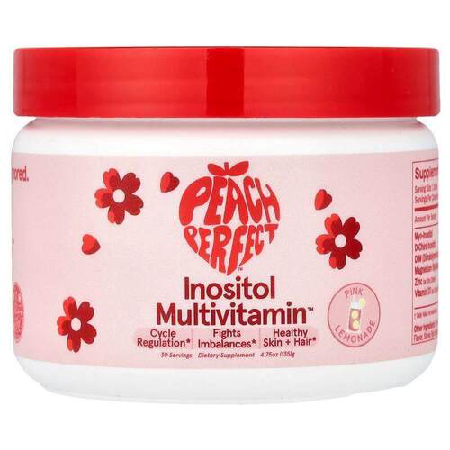 Peach Perfect,Inositol Multivitamin™, Pink Lemonade, 4.75 oz