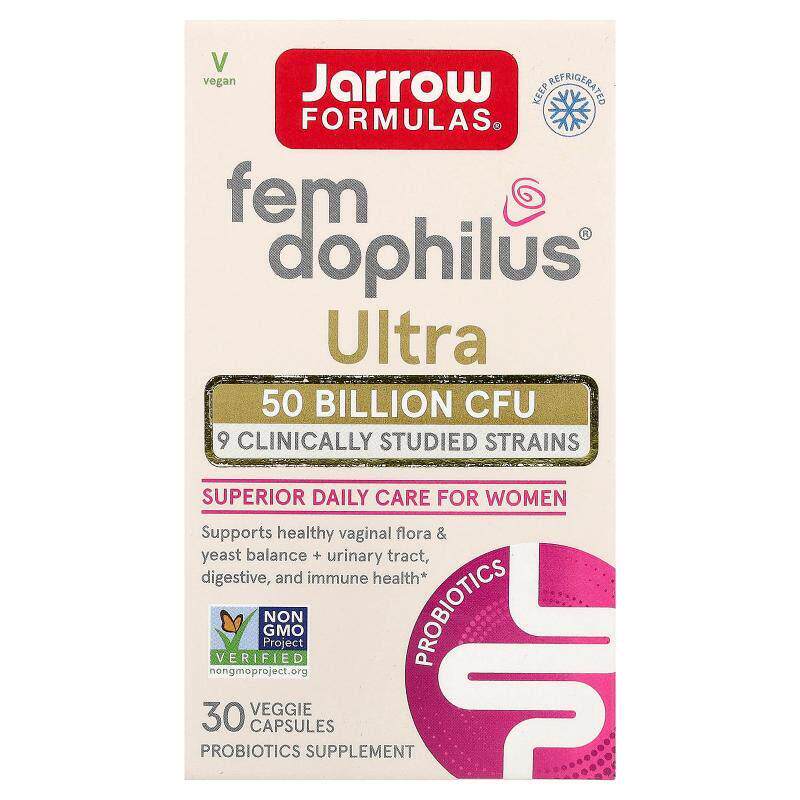 杰诺,Fem-Dophilus® Ultra, 30 Veggie Capsules