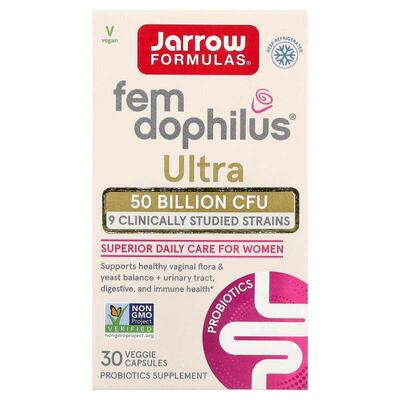 杰诺,Fem-Dophilus® Ultra, 30 Veggie Capsules
