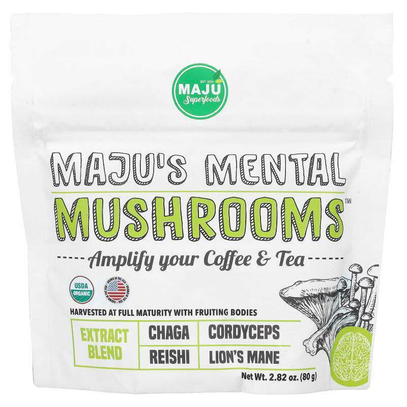 Maju Superfoods,Maju 心理支持蘑菇™，2.82 盎司（80 克）