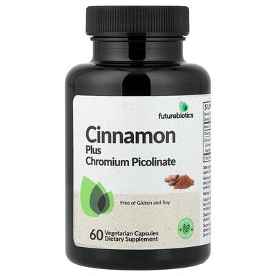 Futurebiotics,Cinnamon Plus Chromium Picolinate, 60 Vegetari