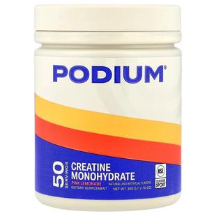 Podium Nutrition,Creatine Monohydrate, Pink Lemonade, 12.7 o