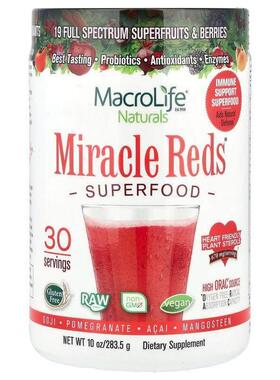 Macrolife Naturals,红色奇迹，SUPER FOODS，枸杞-石榴-阿萨伊浆
