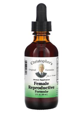 Christopher's Original Formulas,女性生殖支持配方，2 液量盎司