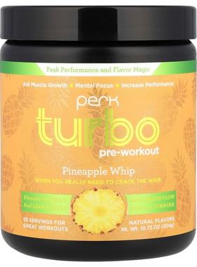 Perk Energy,Turbo，锻炼前配方，Pineapple Whip，10.72 盎司（3