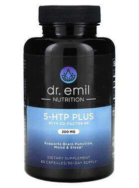 Dr. Emil Nutrition,5-HTP Plus，200 毫克，60 粒胶囊
