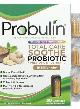 Probulin,多面护理舒缓益生菌 + 益生元 + 益生素，150 亿菌落数3