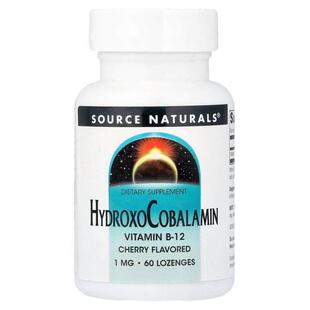 源美,HydroxoCobalamin, Cherry, 1 mg, 60 Lozenges