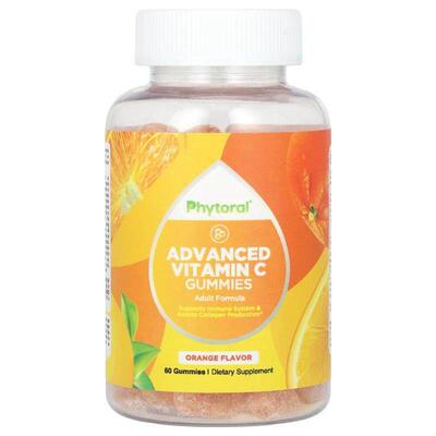 Phytoral,高级维生素 C 软糖，橙味，60 粒软糖
