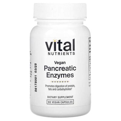 Vital Nutrients,全素胰酶胶囊，90 粒全素胶囊