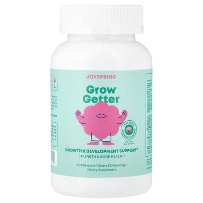 JoySpring,Grow Getter，4 岁以上，水果混合，60 片咀嚼片
