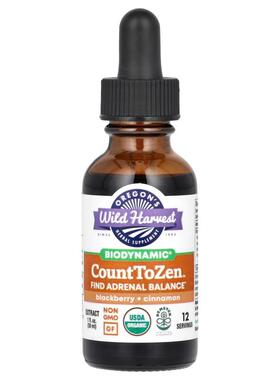Oregon's Wild Harvest,生物动力，Count To Zen 提取物，黑莓 +