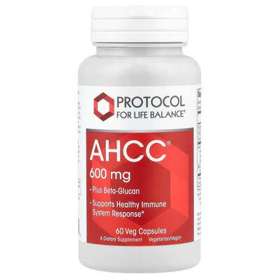 Protocol for Life Balance,AHCC® + β-葡聚糖，60 粒素食胶囊