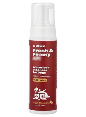 Oh Norman,Waterless Cleanser For Dogs, Magic Mandarin , 7.1
