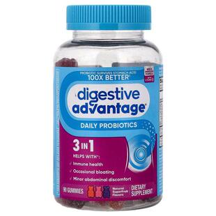 旭福,Digestive Advantage®，日常益生菌软糖，混合超级水果味