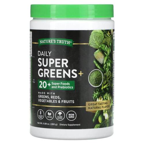 Nature's Truth,日常 Super Greens+，9.88 盎司（280 克）