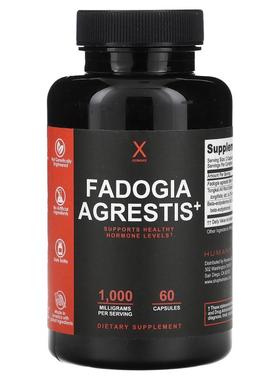 Humanx,Fadogia Agrestis+，1000 毫克，60 粒胶囊（每粒胶囊 500