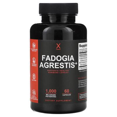Humanx,Fadogia Agrestis+，1000 毫克，60 粒胶囊（每粒胶囊 500