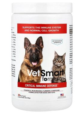 VetSmart Formulas,Critical Immune Defense®，适用于猫狗，6.34
