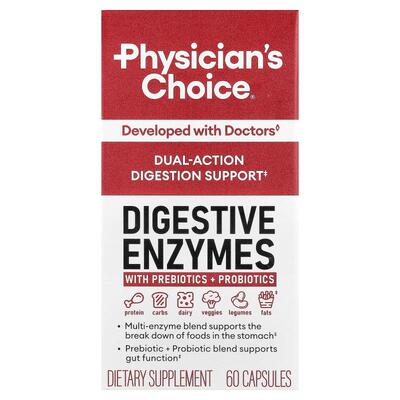 Physician's Choice,Digestive Enzymes With Prebiotic + Probio