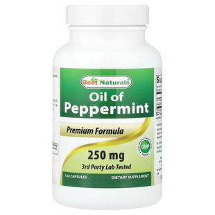 Oil Peppermint 250 Capsules Best 120 Naturals