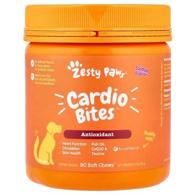 Zesty Paws,Cardio Bites™，狗狗专用，所有年龄段，鲑鱼，90 片1