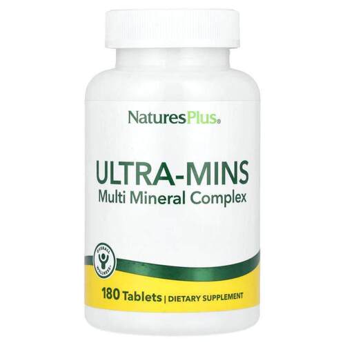 NaturesPlus,Ultra-Mins，多矿物质全食，180 片