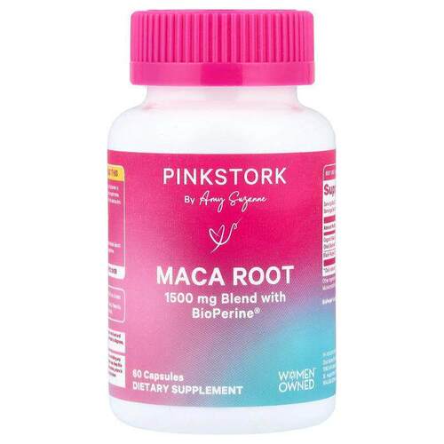 Pink Stork,Maca Root, 60 Capsules
