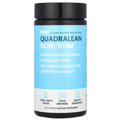 RSP Nutrition,QuadraLean 非兴奋性塑身补剂®，150 粒胶囊