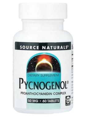 源美,Pycnogenol® , 50 mg, 60 Tablets