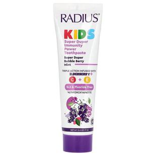 RADIUS,Super Duper Immuni-Power 牙膏,Super Duper 泡沫浆果薄