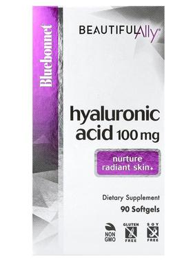 Bluebonnet Nutrition,Beautiful Ally，透明质酸，100 毫克，90