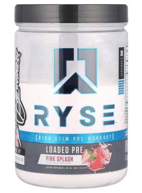 RYSE,Loaded Pre，高刺激锻炼前，粉红飞溅，13.9 盎司（393 克）