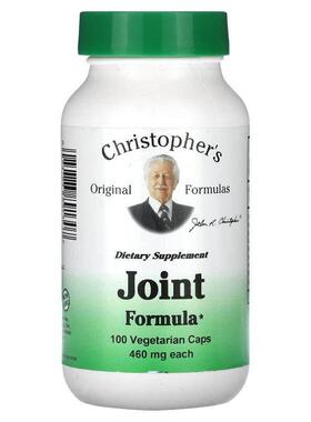 Christopher's Original Formulas,关节配方，460 毫克，100 粒素