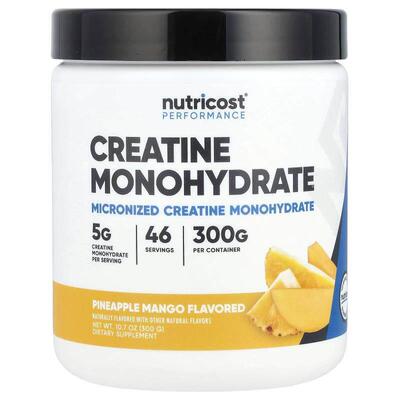 Nutricost,一水肌酸，菠萝芒果味，10.7 盎司（300 克）