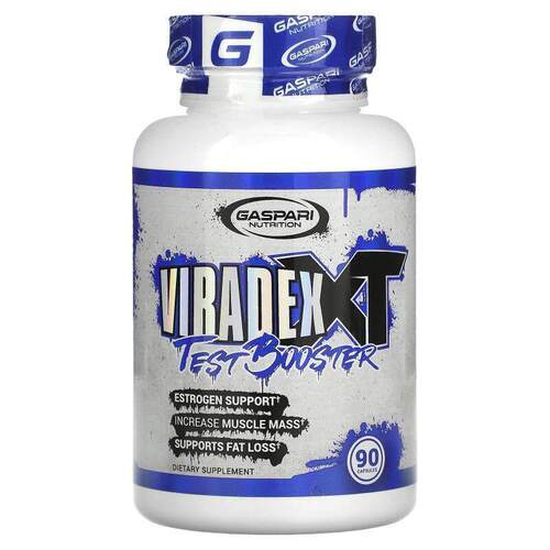 Gaspari Nutrition,Viradex XT，睾酮加强剂，90 粒胶囊