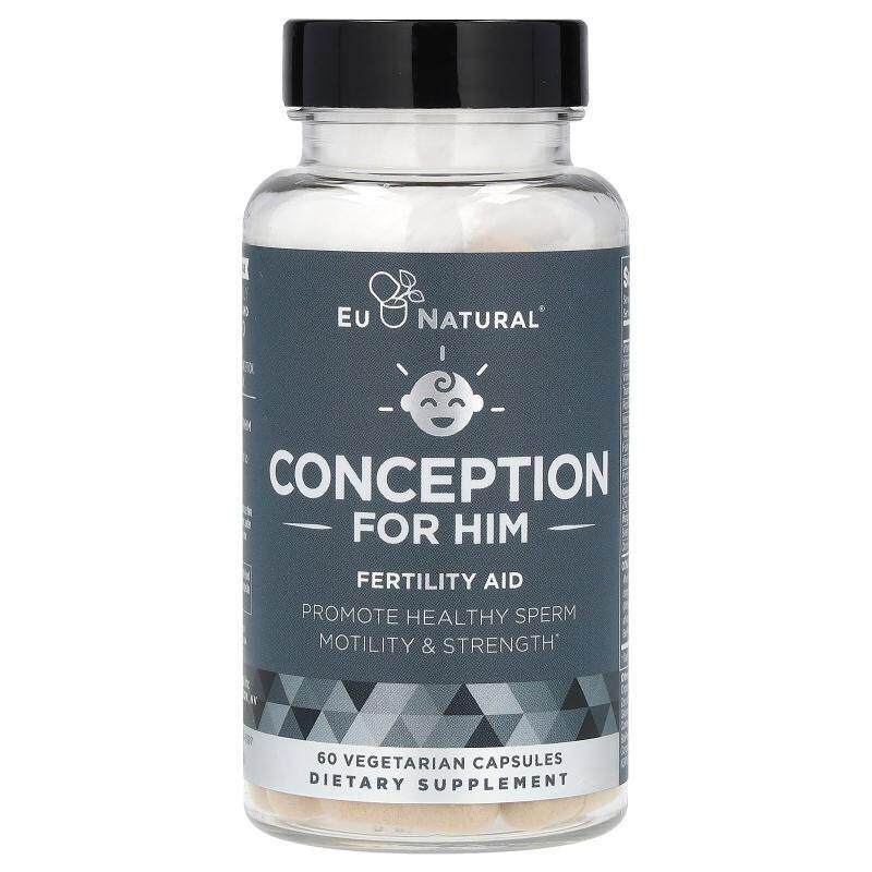 Eu Natural,男性生育，生育辅助，60 粒素食胶囊