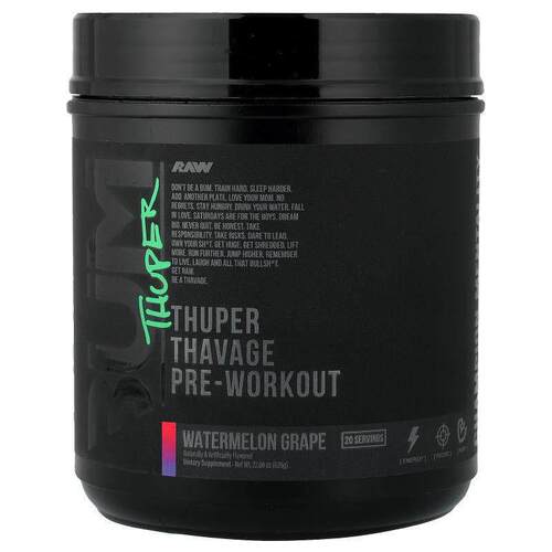 Raw Nutrition,Bum, Thuper Thavage Pre-Workout