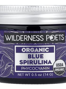 Wilderness Poets LLC,有机蓝色螺旋藻藻青蛋白，0.5 盎司（14 克