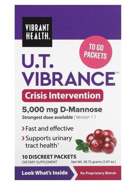 Vibrant Health,泌尿系统Vibrance，10 包，每包 0.207 盎司（5.8