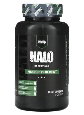 Redcon1,Halo，增肌剂，100 毫克，60 粒胶囊