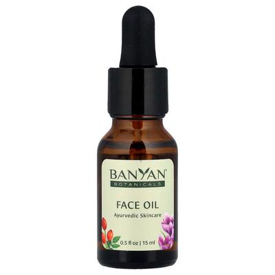 Banyan Botanicals,面部油，阿育吠陀护肤，适合所有肤质，0.5 液