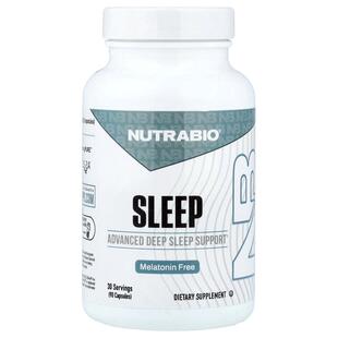 Nutrabio Labs,Sleep, Melatonin Free, 90 Capsules