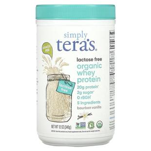 有机乳清蛋白 波旁香草味 克 Tera 340 盎司 Simply
