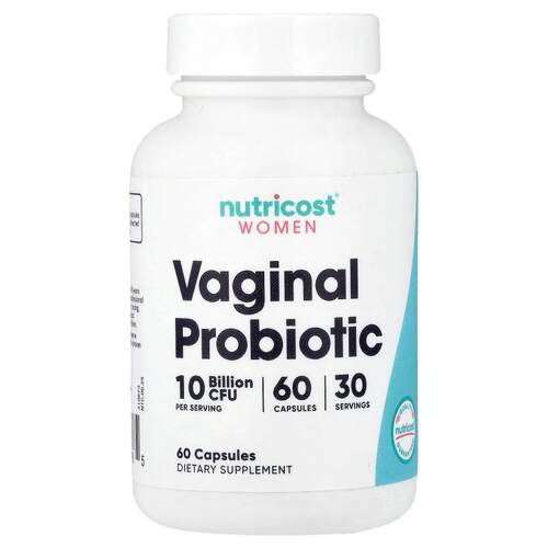 Nutricost,Women, Vaginal Probiotic, 60 Capsules